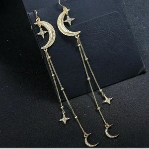 Betsey Johnson Jewelry - Betsey Johnson 🌙 moon & star⭐️ drop earrings Betsey Johnson Jewelry - Betsey Johnson 🌙 moon & star⭐️ drop earrings